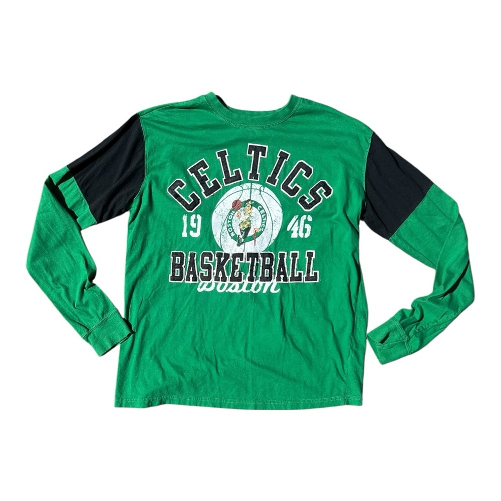 Boston Celtics Embroidered Long Sleeve Shirt by Carl Banks